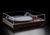 Dual CS-618Q Semi-Automatic Turntable in Walnut with Dustcover down.  