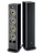 Focal Aria EVO X N° 3 Floorstanding Speaker pair in High Gloss Black. One without and the other with grille