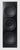 KEF R2 Meta Centre Channel Speaker in Black Gloss.  Vertical 