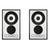 Mission 750 Speakers in Black, pair without grilles