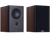  Mission LX-2 MK II Bookshelf Speaker pair in  Walnut, shown without and with grille