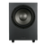 Mission LX-10SUB MKII Active Dynamic Drive IB Subwoofer in Lux Black Matte, front of sub 