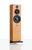 ATC SCM40 Active Loudspeakers; individual Cherry speaker shown on an angle and without grille