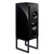 ATC SCM50ASL Active Speakers in Piano Black.  Individual speaker shown on an angle and without grille
