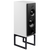 ATC SCM50ASL Active Speakers in Sating White.  Individual speaker shown on an angle and without grille