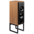 ATC SCM50ASL Active Speakers in Oak.  Individual speaker shown on an angle and without grille