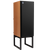 ATC SCM50ASL Active Speakers in Cherry.  Individual speaker shown on an angle and without grille