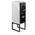 ATC SCM50ASL Active Speakers in Piano White.  Individual speaker shown on an angle and without grille