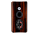 Monitor Audio Platinum 100 3G Bookshelf Speakers, back Individual speaker in Piano Ebony