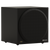 Monitor Audio Vestra W12 Subwoofer in Matte Black, angled