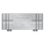Bryston 14B Cubed Dual-Mono Amplifier with 17 inch Faceplate in Silver