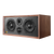 Wharfedale Heritage Centre Speaker in Walnut, angled view of speaker without grille