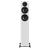 Wharfedale Diamond 12.4 Floorstanding Speakers in Light Oak.  Front of individual speaker shown without Grille