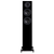 Wharfedale Diamond 12.3 Floorstanding Speakers in Black.  Front of individual speaker shown without Grille