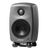 Genelec 8010A Active Studio Monitors.  Individual monitor shown in Dark Grey, angled to the left
