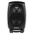 Genelec 8010A Active Studio Monitors.  Individual monitor shown in Black (special order), front 