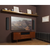 Monitor Audio Radius On-Wall 4G Speaker in black, in room vertical placement