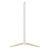 Monitor Audio Radius Floor Stand (4G) Speaker Stands in White, individual stand, vertical