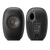 KEF LS Luxe Active Wireless Bookshelf Speaker pair in Eclipse Black, pair, front and back 