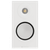 Monitor Audio Silver 50 8G Bookshelf Speakers in Satin White.  Front of invidivual Speaker without grille