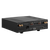 Hegel H400 Integrated Streaming Amplifier, back, angled view