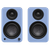 Kanto Audio YU4 2nd Generation 160W Active Speakers in Matte Ice Blue, front