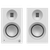 Kanto Audio TUK 2nd Generation 260W Active Speakers in Matte White with Aluminium, front 
