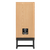 KLH Model 4 individual Loudspeaker in Oak, back of speaker