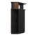 Klipsch Klipschorn AK7 Floorstanding Speakers. Angled image of back of individual speaker in American Walnut without grille