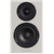 Wharfedale Diamond 12.0i Bookshelf Speakers. Front of individual speaker shown in Grey and without grille.