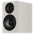 Wharfedale Diamond 12.2i Bookshelf Speakers. Angled view of individual speaker shown in Grey without grille.