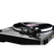 Dual CS-529 BT Automatic Turntable in Blackwood, angled with counterweight highlighted