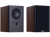  Mission LX-2 MK II Bookshelf Speaker pair in  Walnut, shown without and with grille