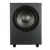 Mission LX-10SUB MKII Active Dynamic Drive IB Subwoofer in Lux Black Matte, front of sub 