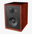 Wharfedale Denton 85th Anniversary Speakers, in Mahogany, angled without grille.  Sold as a pair
