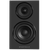 Wharfedale Diamond 12.0i Bookshelf Speakers. Front of individual speaker shown in Black and without grille.