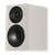 Wharfedale Diamond 12.1i Bookshelf Speakers. Angled view of individual speaker shown in Grey and without grille.
