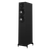 Wharfedale Diamond 12.3i Floorstanding indvidual speaker in Black, angled and shown without Grille.