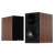 Wharfedale Diamond 12.2i Bookshelf Speaker pair shown in Walnut, with and without grille.