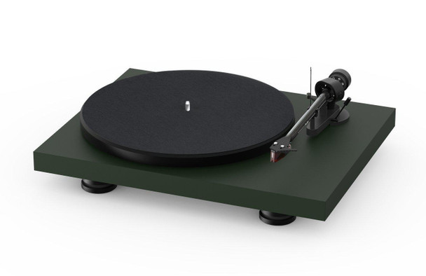Project Audio Debut Carbon EVO Acryl Turntable - Satin Fir Green