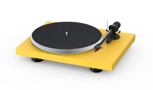 Project Audio Debut Carbon EVO Acryl Turntable - Satin Golden Yellow