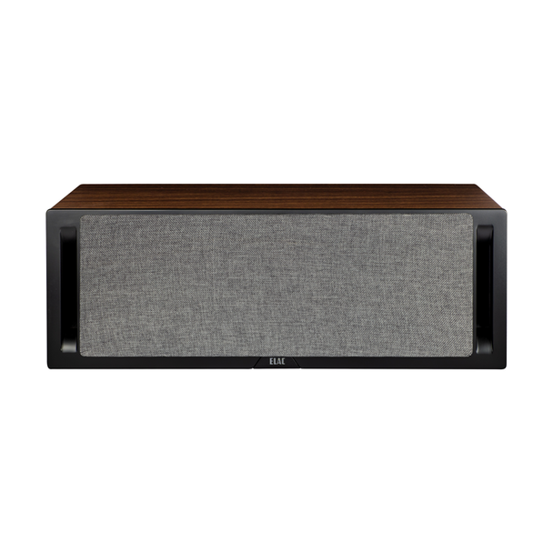 Elac DCR52 Centre Channel Speaker Black Baffle Walnut Cabinet