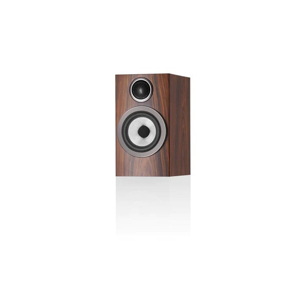 B&W 707 S3 Bookshelf Speakers - Mocha