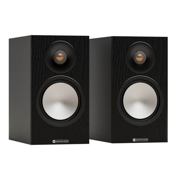 Monitor Audio Bronze 50 7G Bookshelf Speakers in Black without Grille