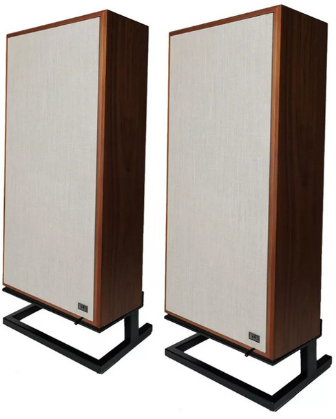 KLH Model 7 Loudspeakers in English Walnut (Pair) with Grilles