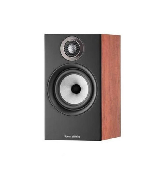 B&W 607 S3 Bookshelf Speaker (Pair) in Red Cherry - Black Friday Sale
