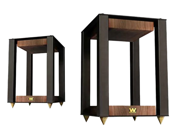 Wharfedale Linton Speaker Stands, Pair in Walnut 