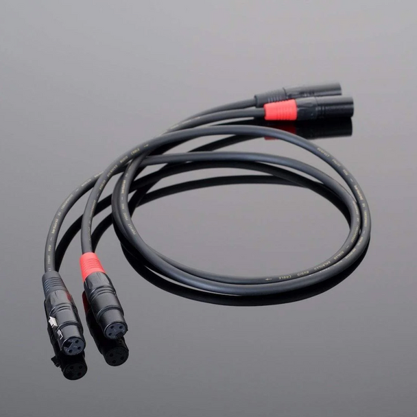 Transparent Hardwired XLR Interconnect Cable