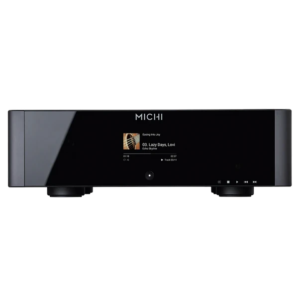 Michi Q5 Transport DAC, front of unit
