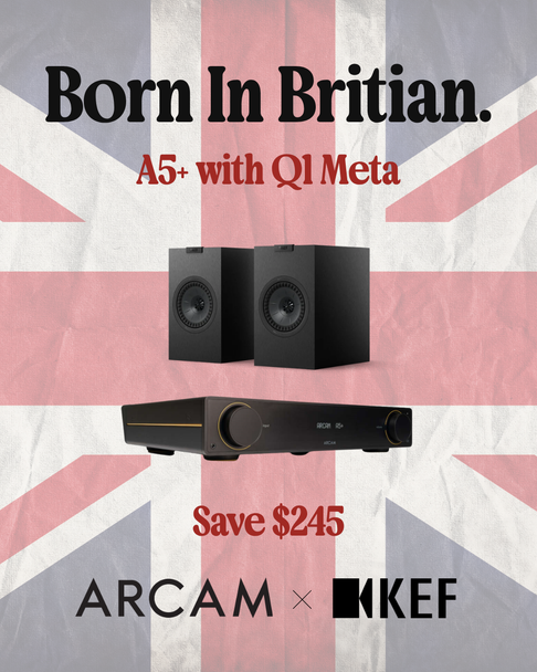 Arcam A5+ with KEF Q1 Meta